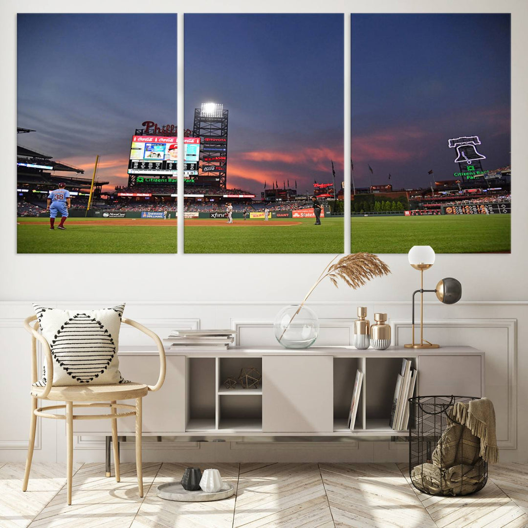 Citizens Bank Park Stadium Wall Art Canvas Print