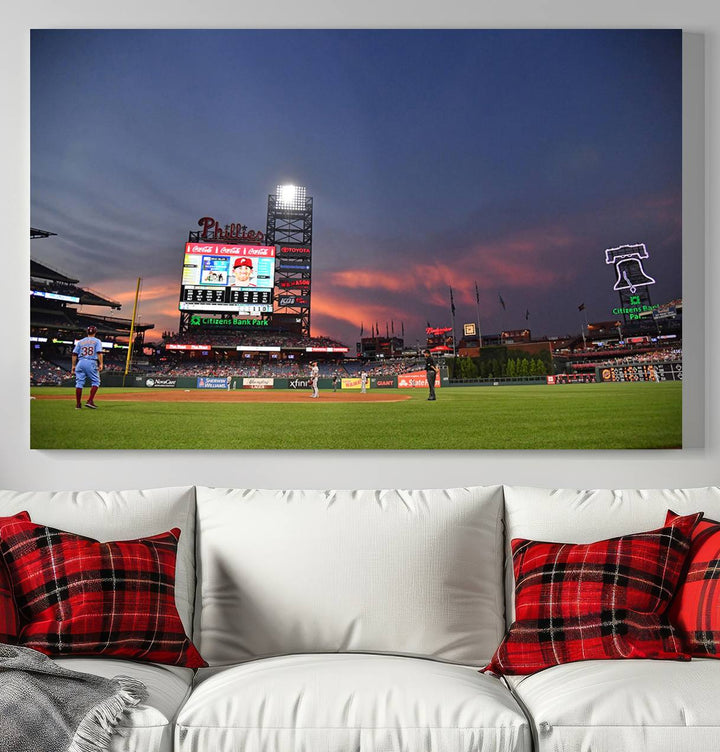 Citizens Bank Park Stadium Wall Art Canvas Print