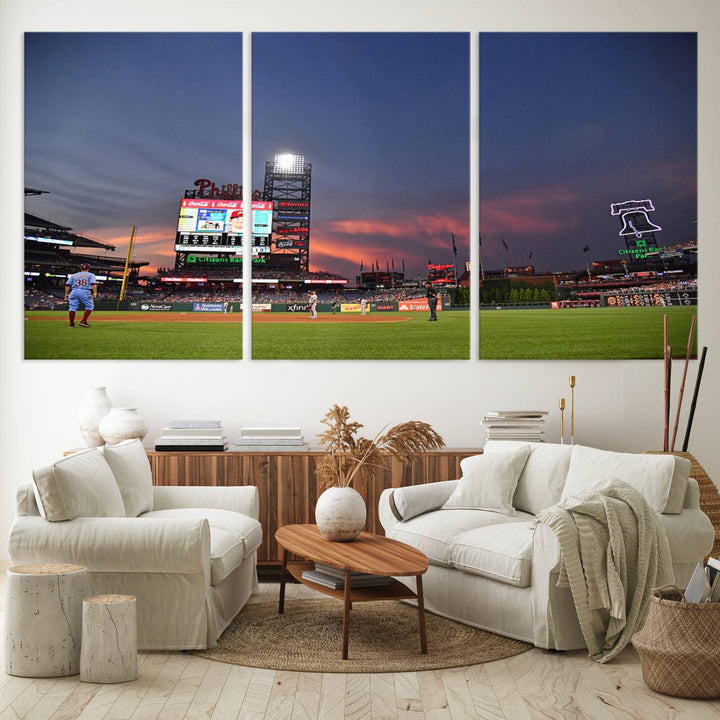 Citizens Bank Park Stadium Wall Art Canvas Print