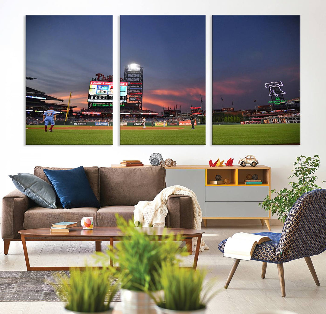 Citizens Bank Park Stadium Wall Art Canvas Print