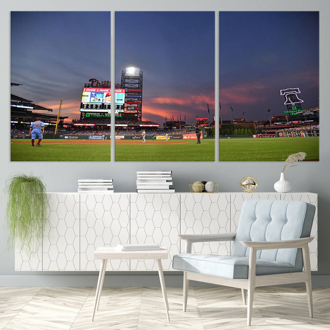 Citizens Bank Park Stadium Wall Art Canvas Print