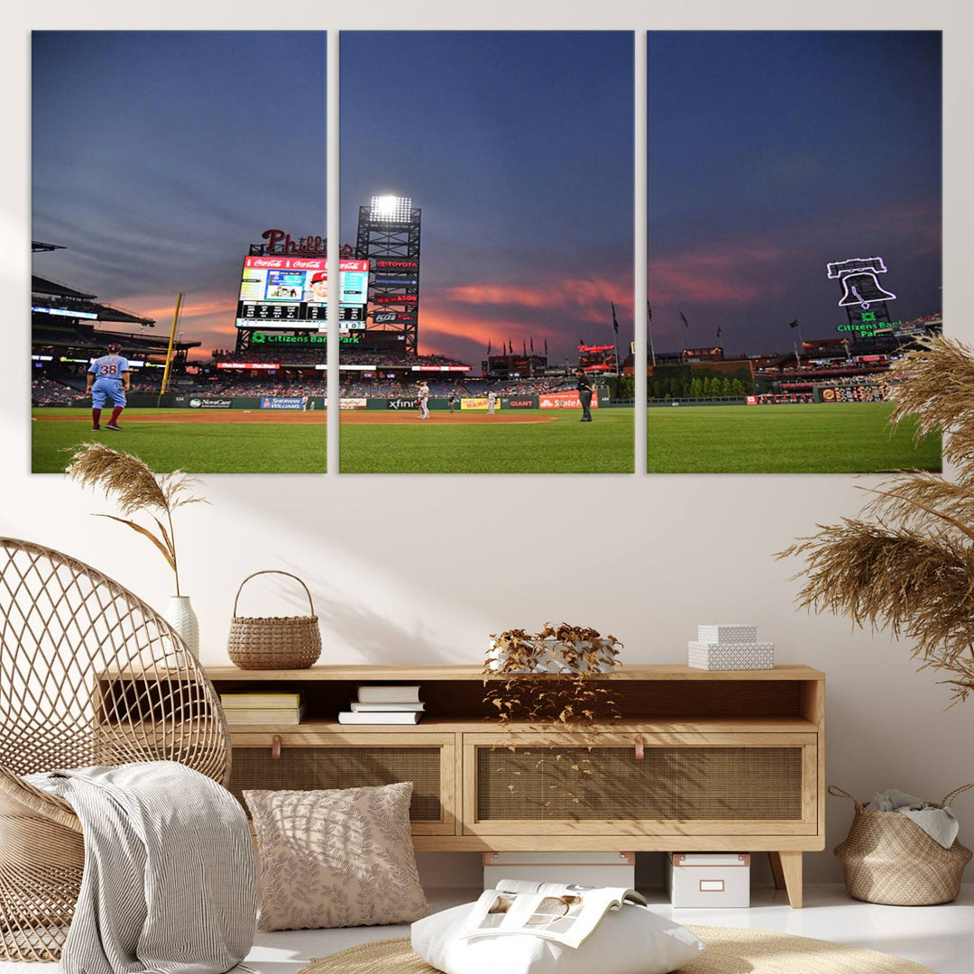 Citizens Bank Park Stadium Wall Art Canvas Print