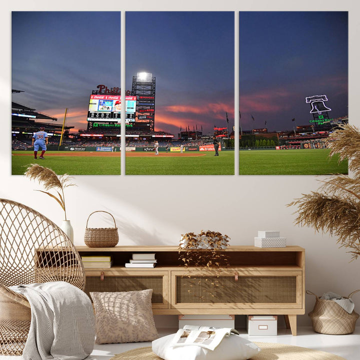 Citizens Bank Park Stadium Wall Art Canvas Print