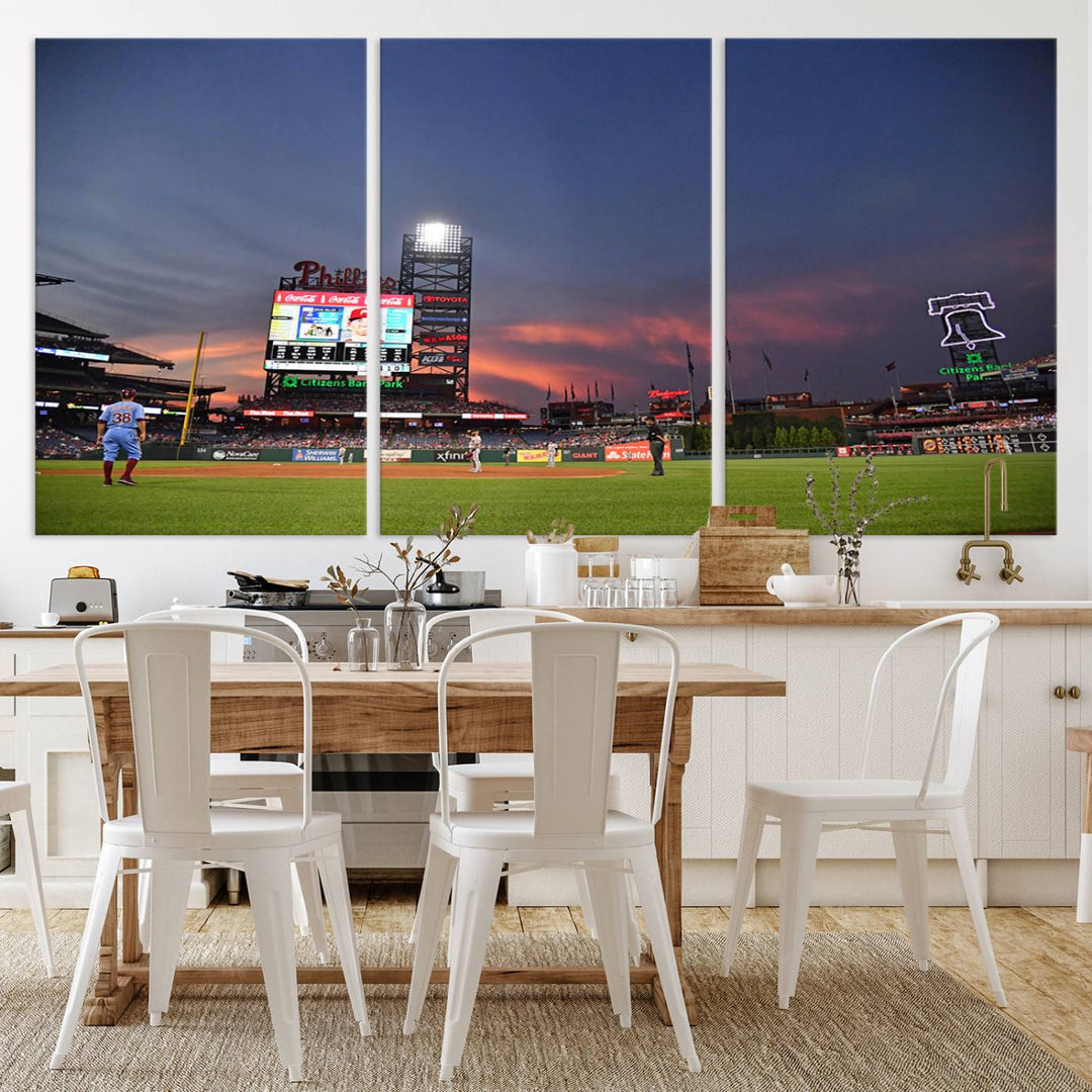 Citizens Bank Park Stadium Wall Art Canvas Print