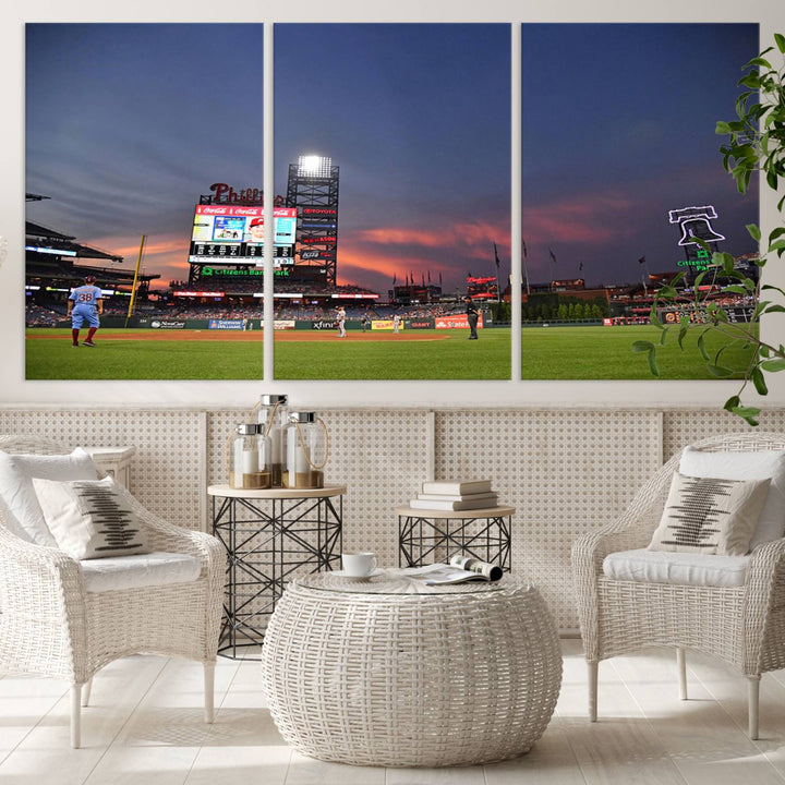 Citizens Bank Park Stadium Wall Art Canvas Print