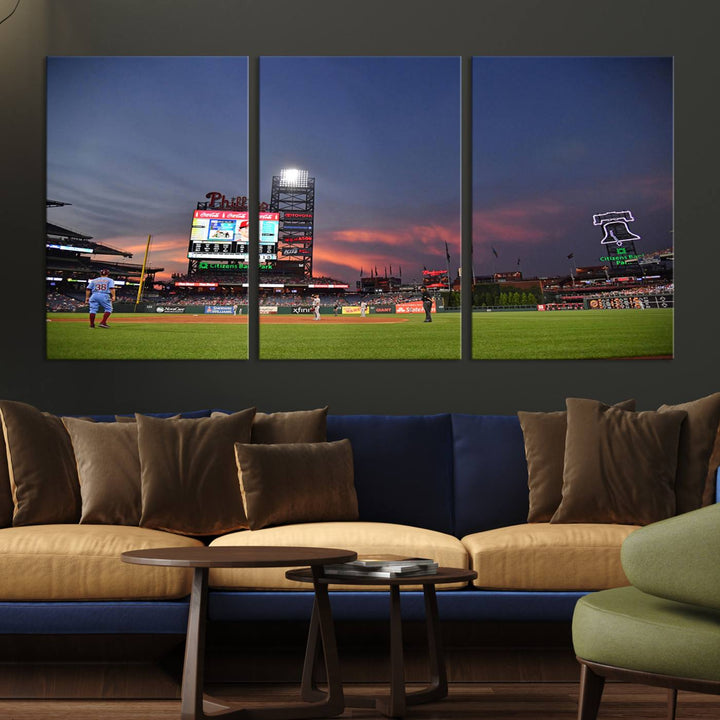 Citizens Bank Park Stadium Wall Art Canvas Print