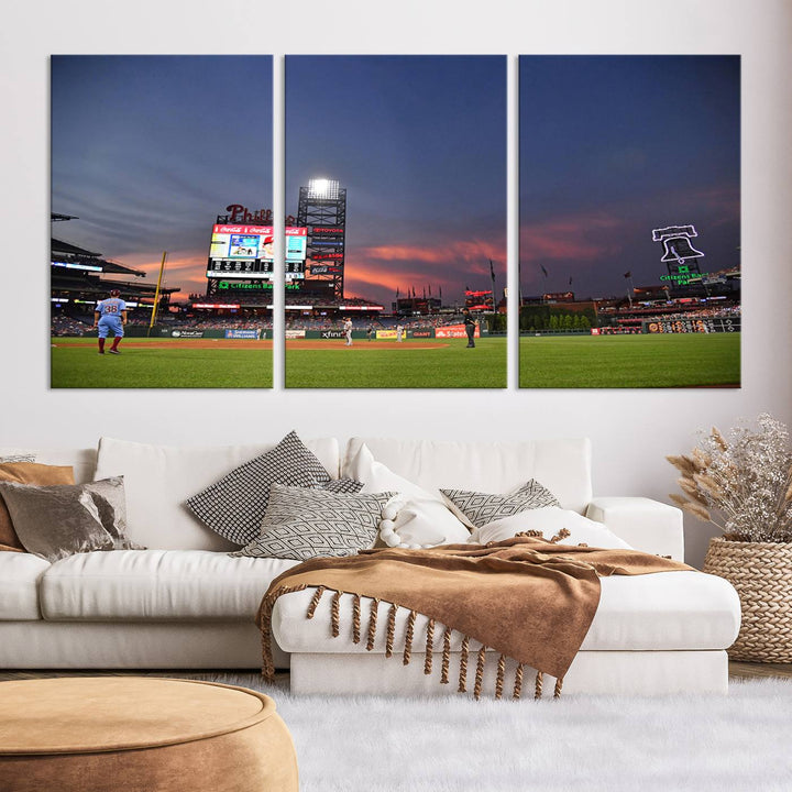 Citizens Bank Park Stadium Wall Art Canvas Print