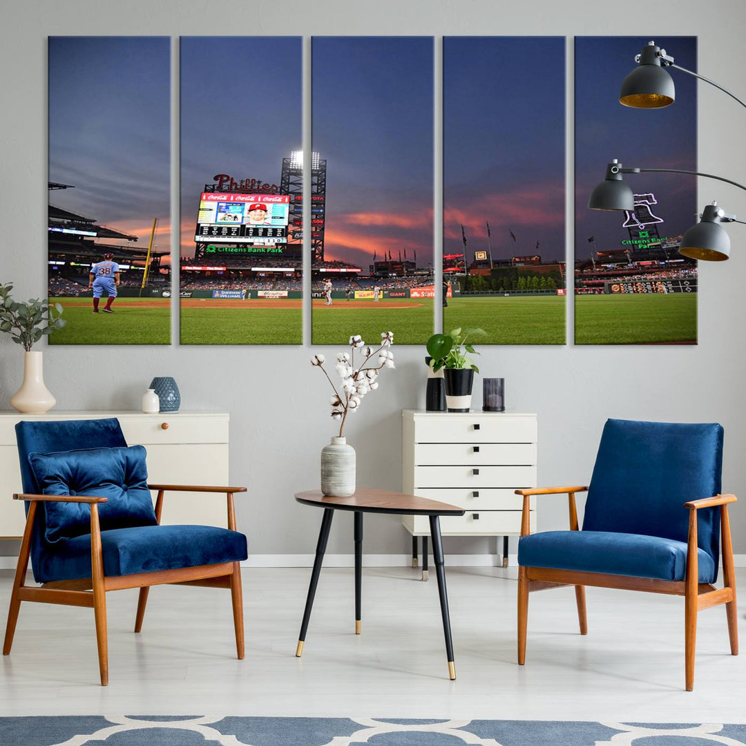 Citizens Bank Park Stadium Wall Art Canvas Print