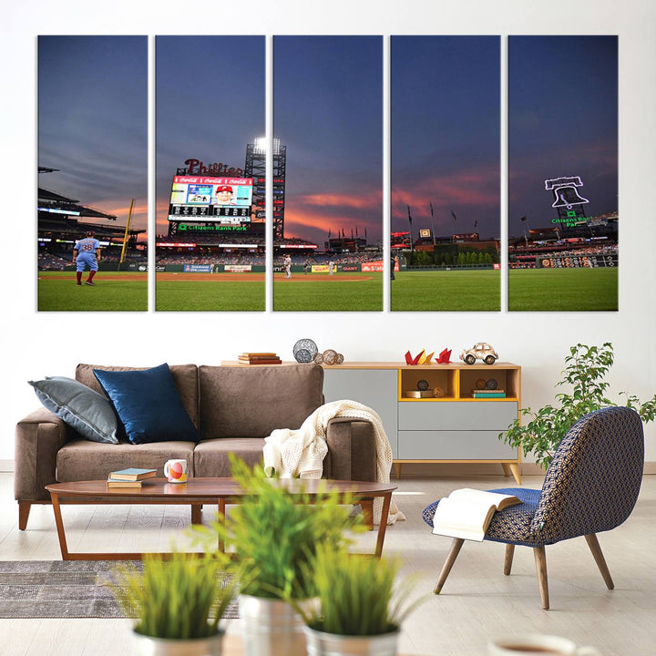 Citizens Bank Park Stadium Wall Art Canvas Print