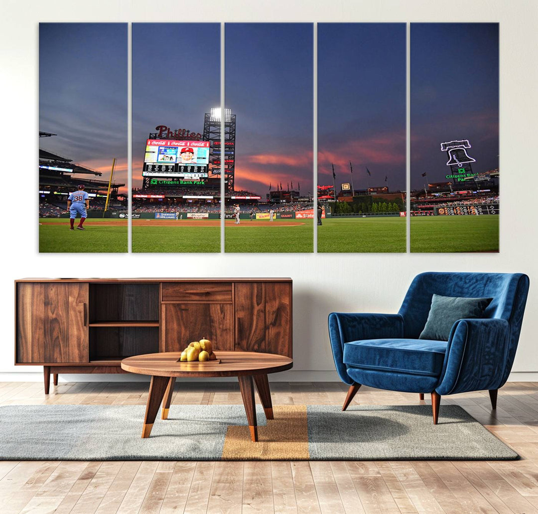 Citizens Bank Park Stadium Wall Art Canvas Print