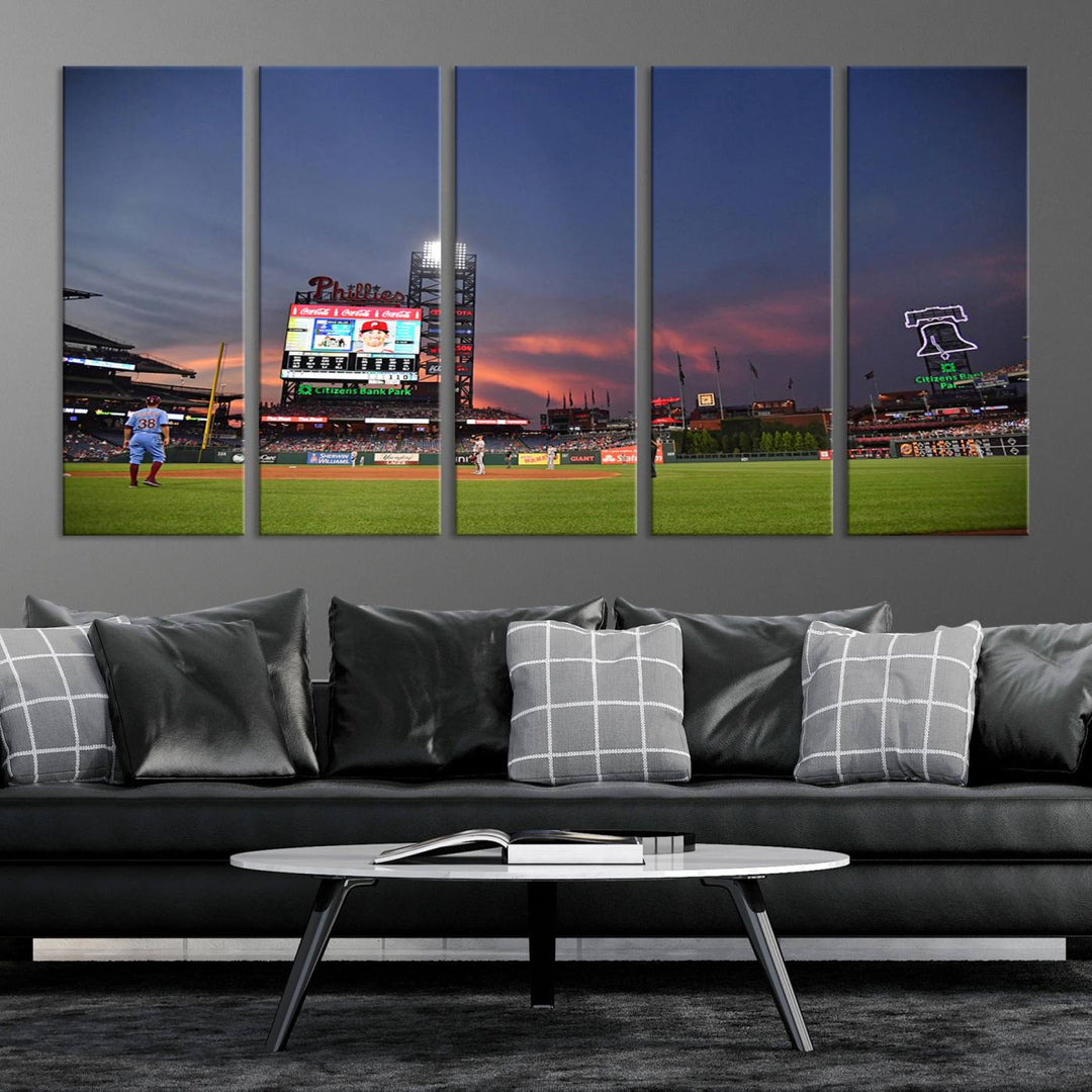 Citizens Bank Park Stadium Wall Art Canvas Print