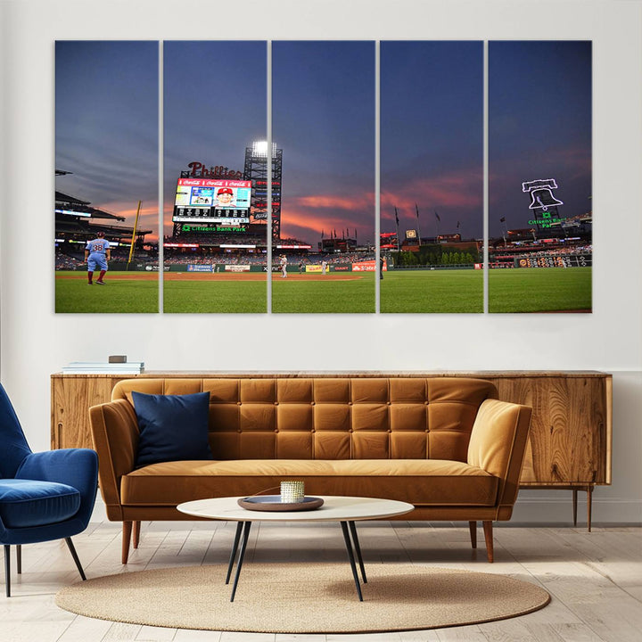 Citizens Bank Park Stadium Wall Art Canvas Print