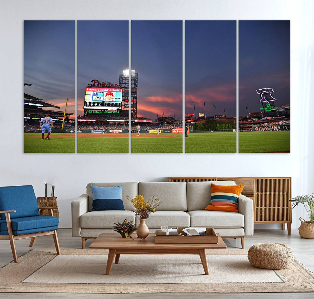 Citizens Bank Park Stadium Wall Art Canvas Print