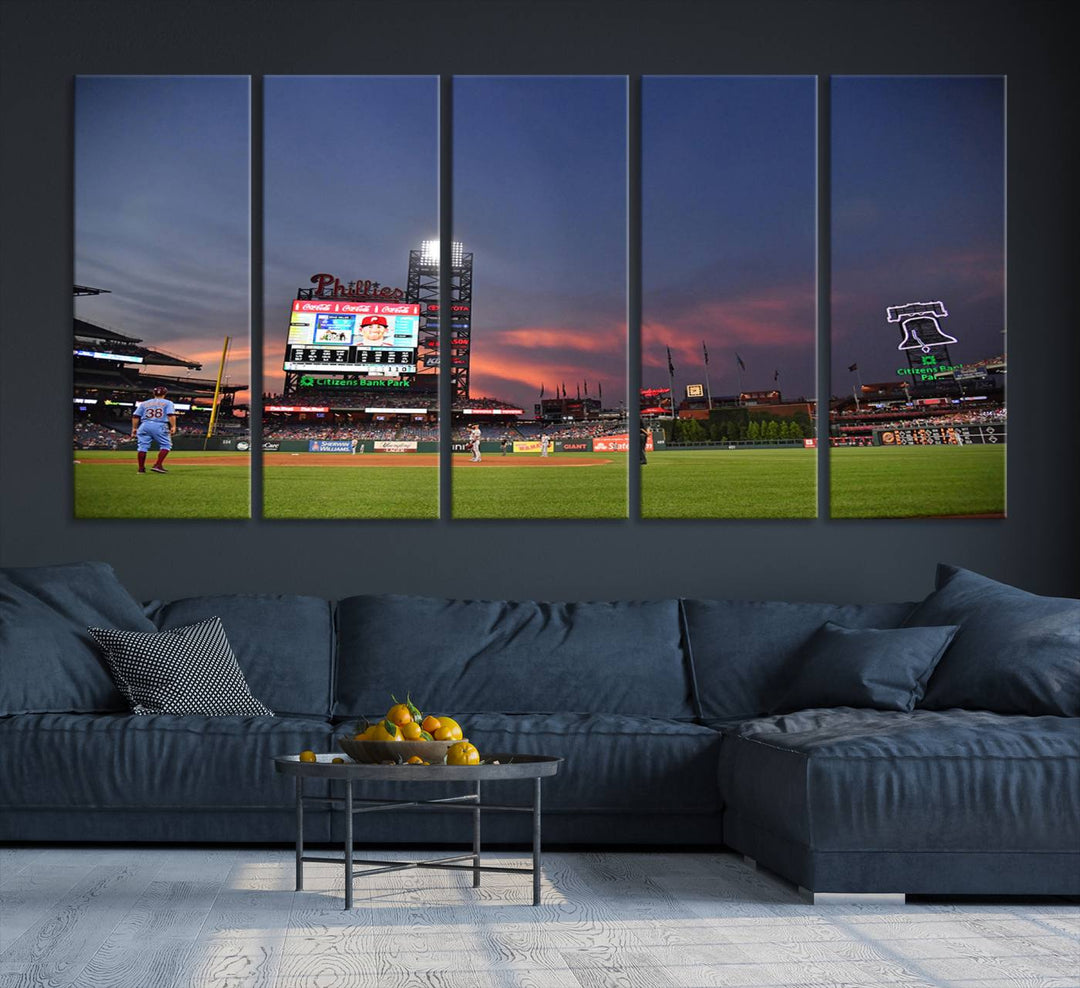 Citizens Bank Park Stadium Wall Art Canvas Print