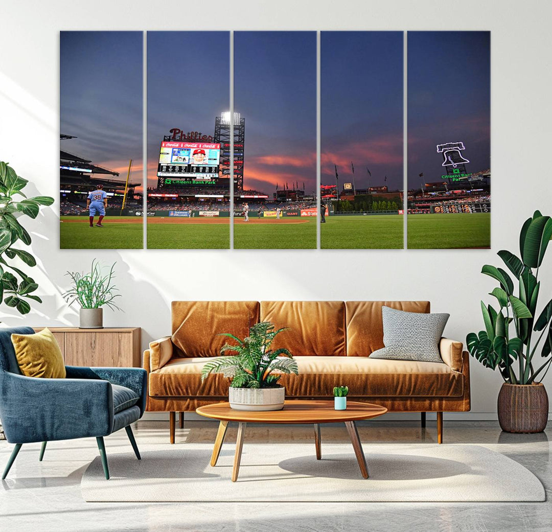 Citizens Bank Park Stadium Wall Art Canvas Print