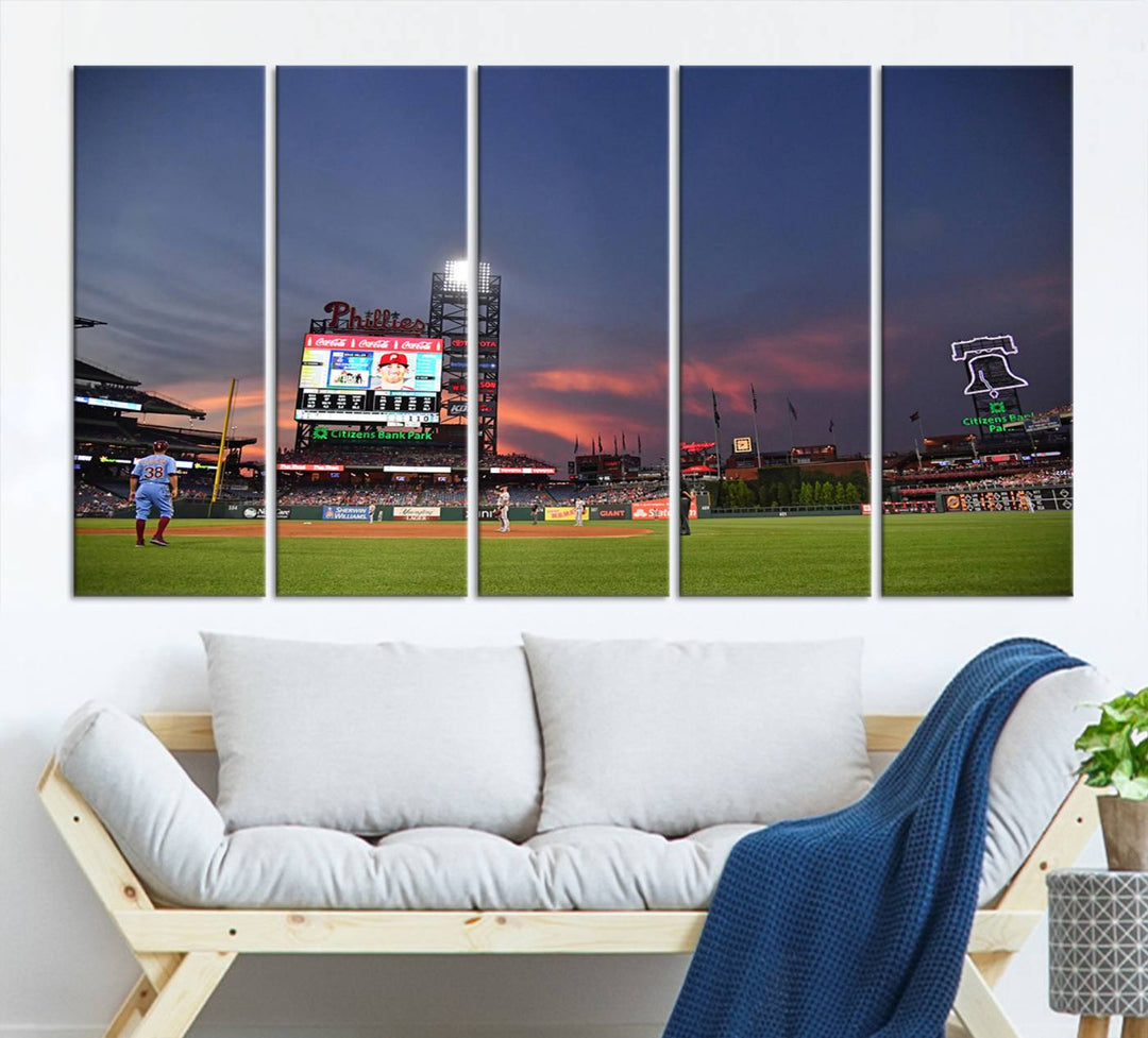 Citizens Bank Park Stadium Wall Art Canvas Print