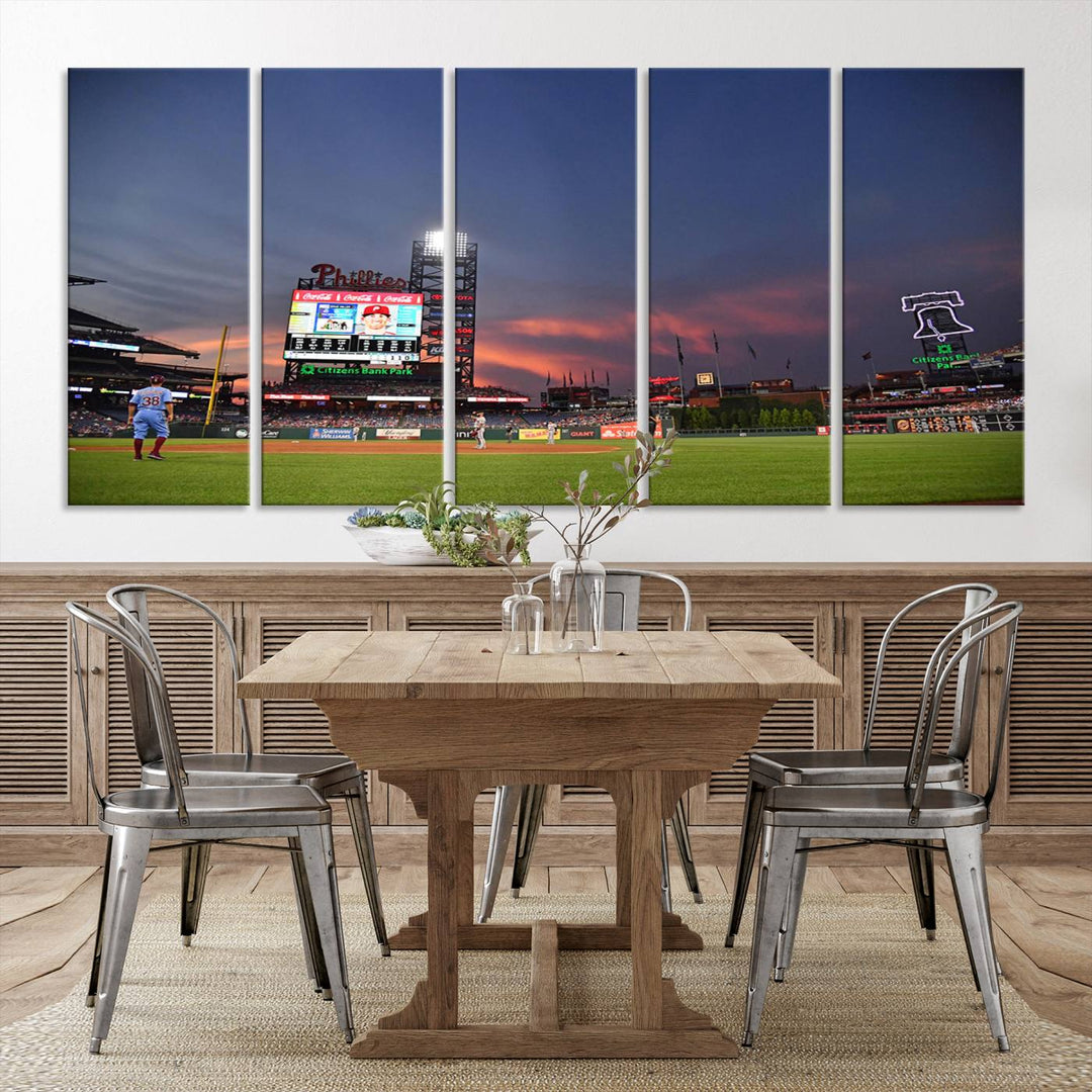 Citizens Bank Park Stadium Wall Art Canvas Print