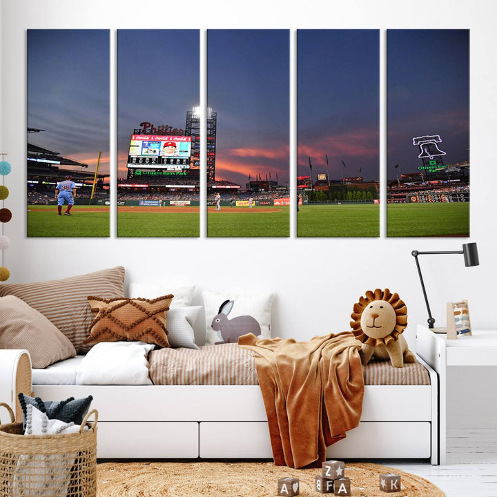 Citizens Bank Park Stadium Wall Art Canvas Print