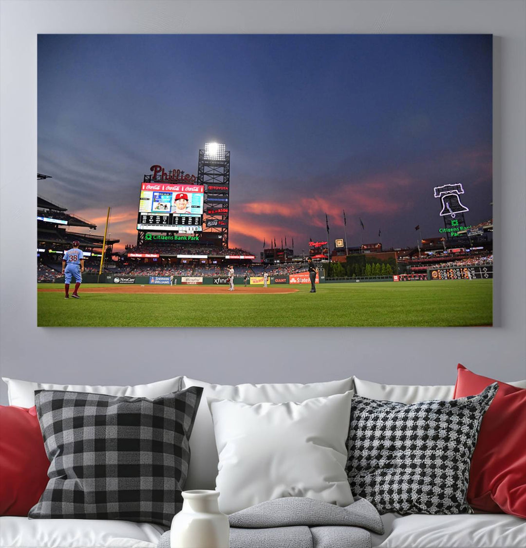 Citizens Bank Park Stadium Wall Art Canvas Print