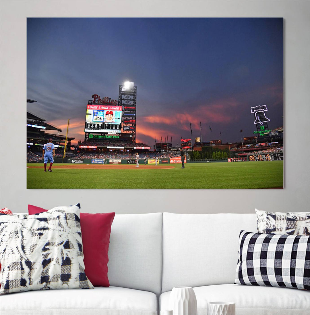 Citizens Bank Park Stadium Wall Art Canvas Print