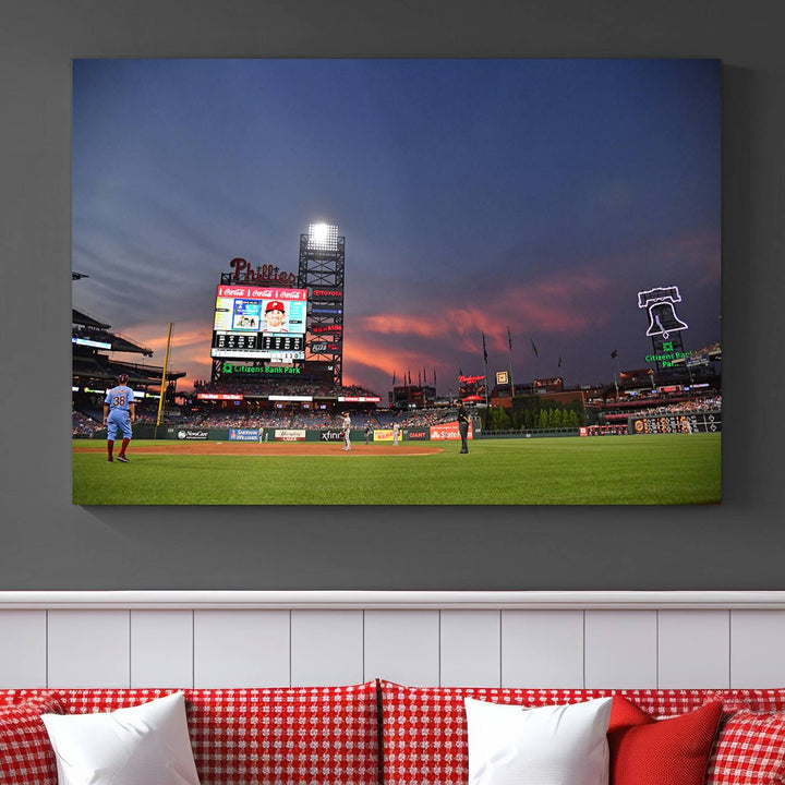 Citizens Bank Park Stadium Wall Art Canvas Print