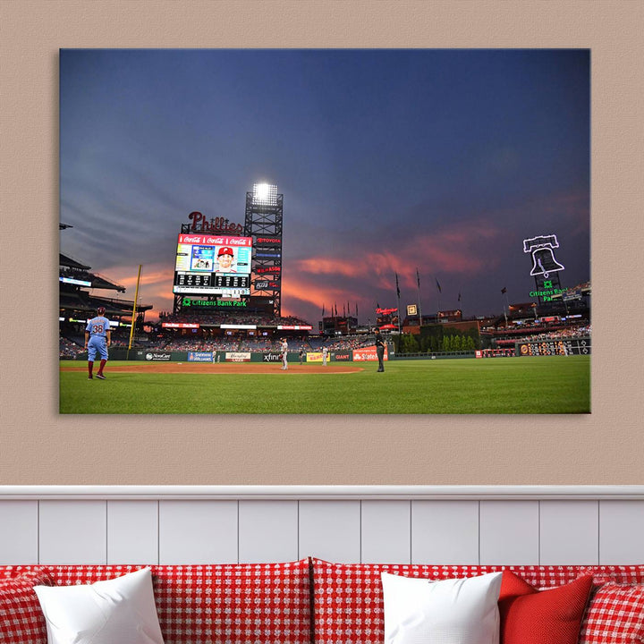 Citizens Bank Park Stadium Wall Art Canvas Print