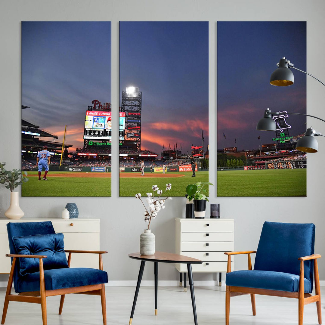 Citizens Bank Park Stadium Wall Art Canvas Print