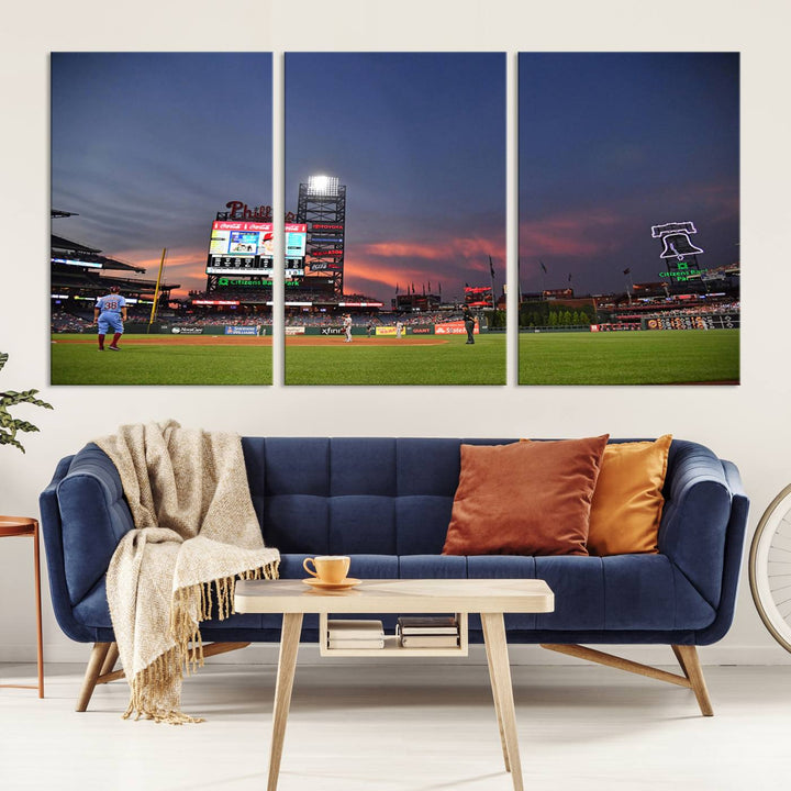 Citizens Bank Park Stadium Wall Art Canvas Print