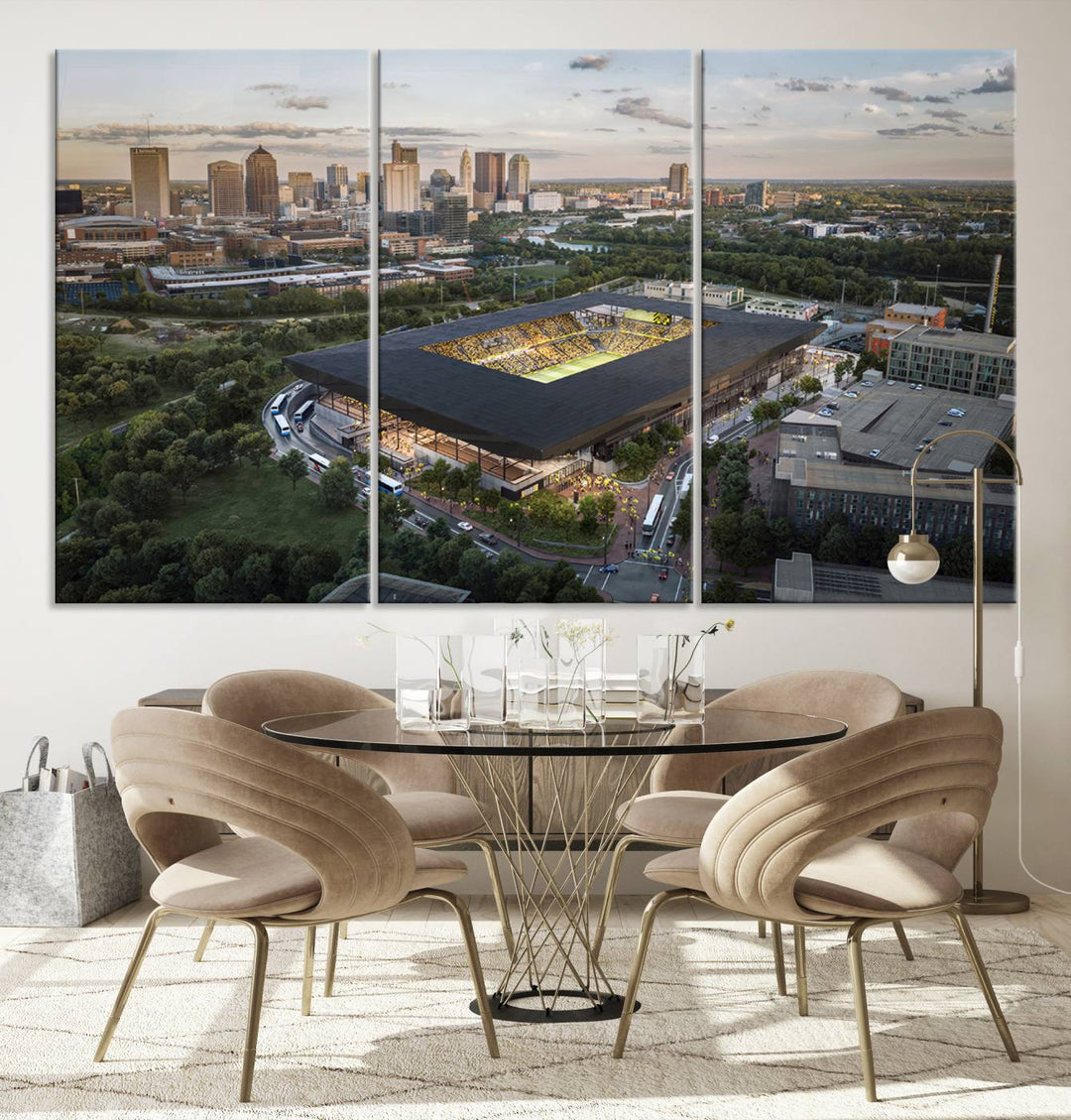 Columbus Crew Stadium Wall Art Canvas Print