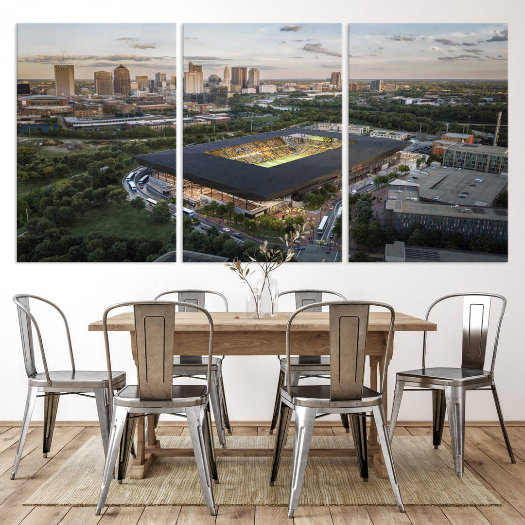 Columbus Crew Stadium Wall Art Canvas Print