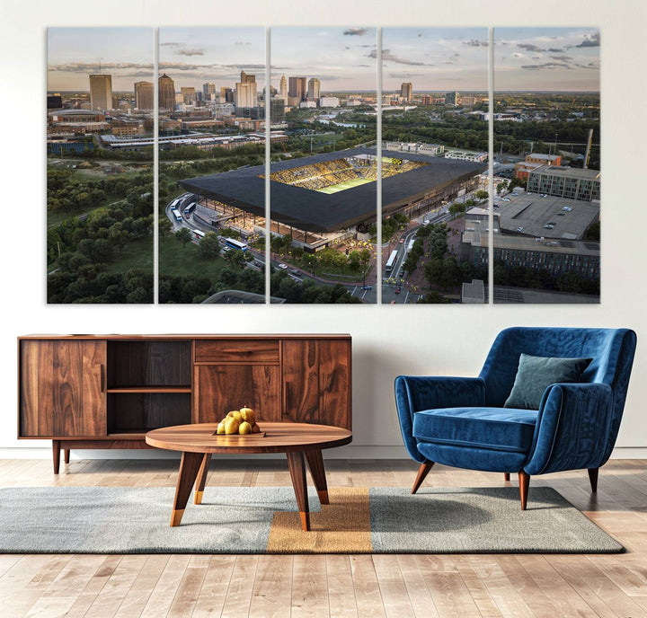 Columbus Crew Stadium Wall Art Canvas Print