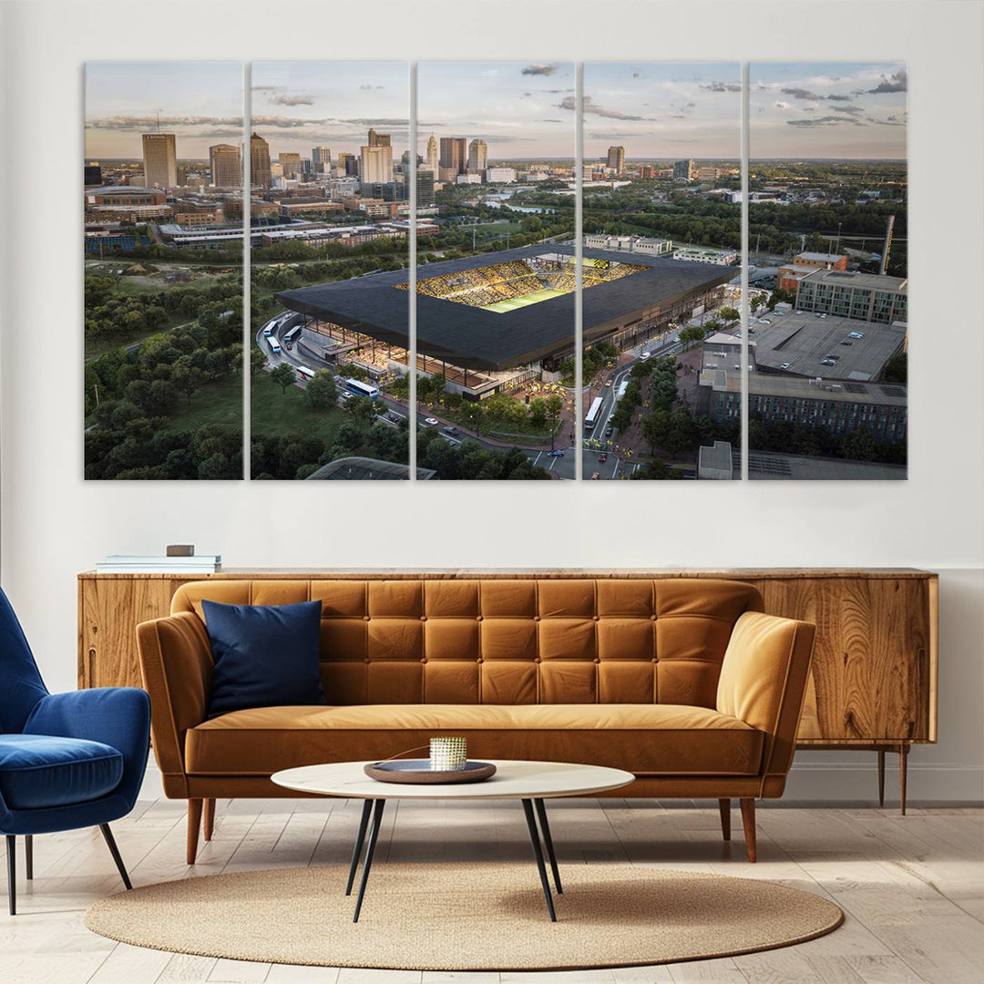 Columbus Crew Stadium Wall Art Canvas Print