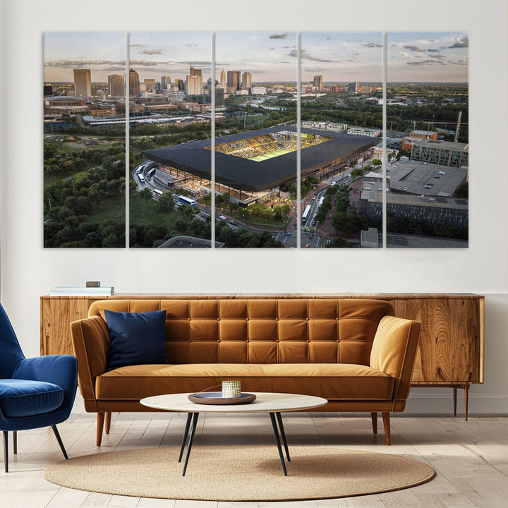 Columbus Crew Stadium Wall Art Canvas Print