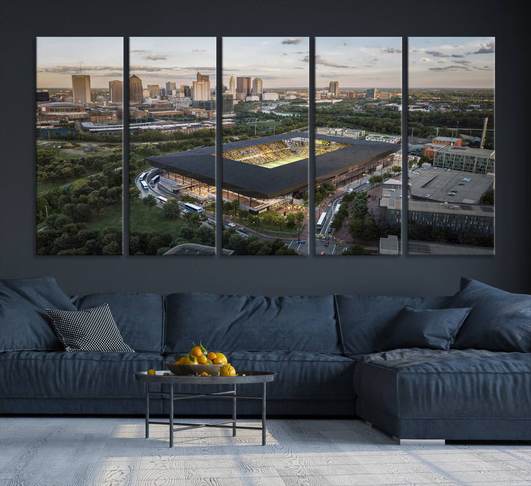 Columbus Crew Stadium Wall Art Canvas Print