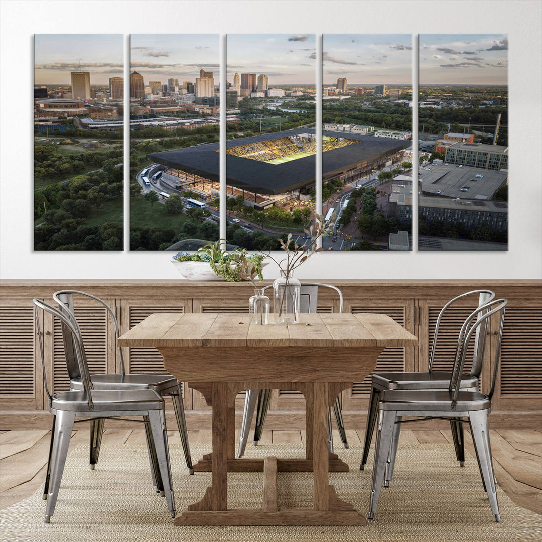 Columbus Crew Stadium Wall Art Canvas Print