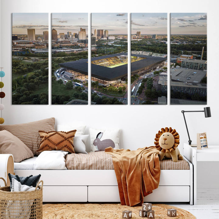 Columbus Crew Stadium Wall Art Canvas Print