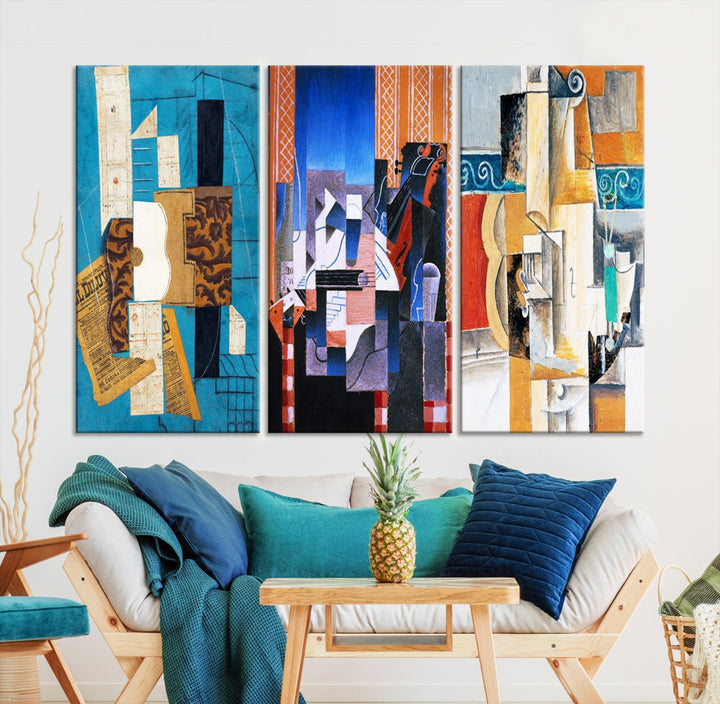 Contemporary Abstract Canvas Wall Art Giclee Print Modern Art Home Office Decor