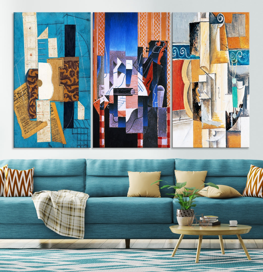 Contemporary Abstract Canvas Wall Art Giclee Print Modern Art Home Office Decor