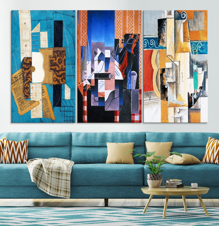 Contemporary Abstract Canvas Wall Art Giclee Print Modern Art Home Office Decor