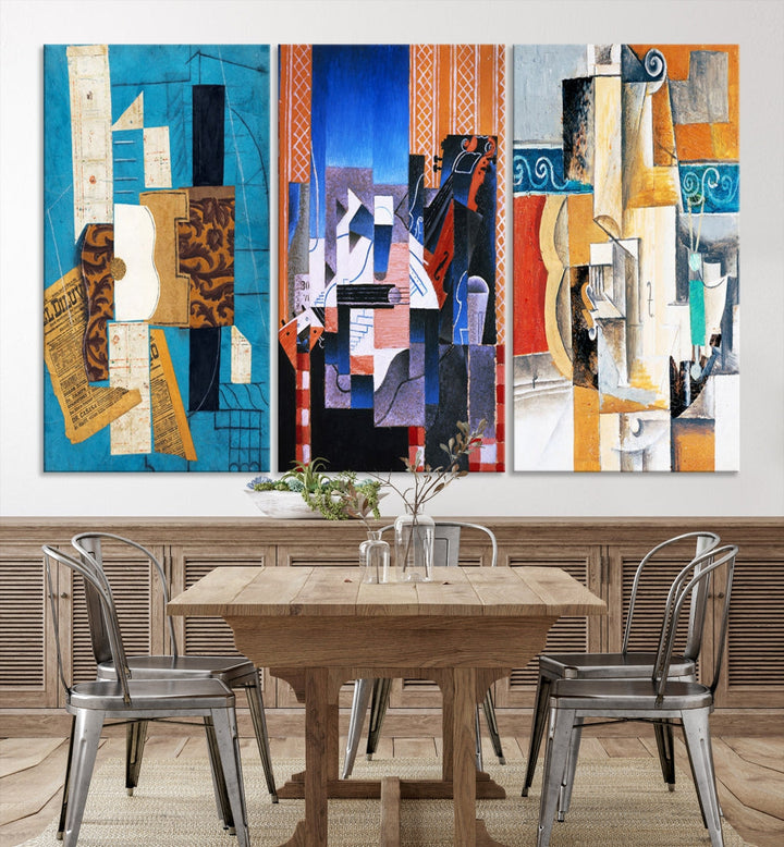 Contemporary Abstract Canvas Wall Art Giclee Print Modern Art Home Office Decor