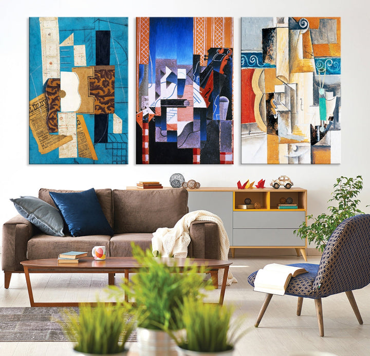 Contemporary Abstract Canvas Wall Art Giclee Print Modern Art Home Office Decor