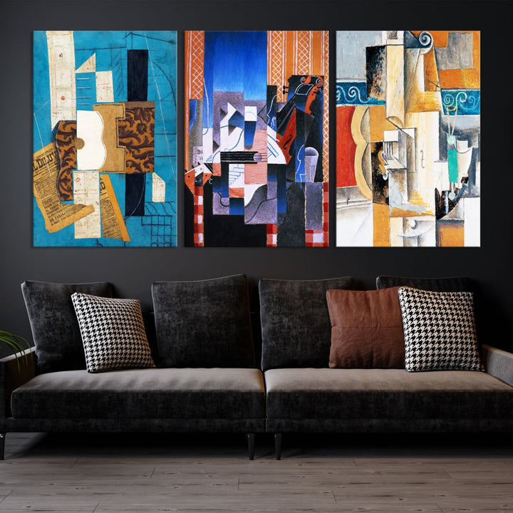 Contemporary Abstract Canvas Wall Art Giclee Print Modern Art Home Office Decor