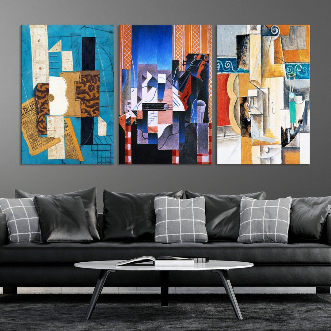 Contemporary Abstract Canvas Wall Art Giclee Print Modern Art Home Office Decor