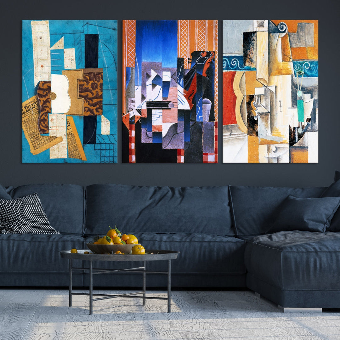 Contemporary Abstract Canvas Wall Art Giclee Print Modern Art Home Office Decor