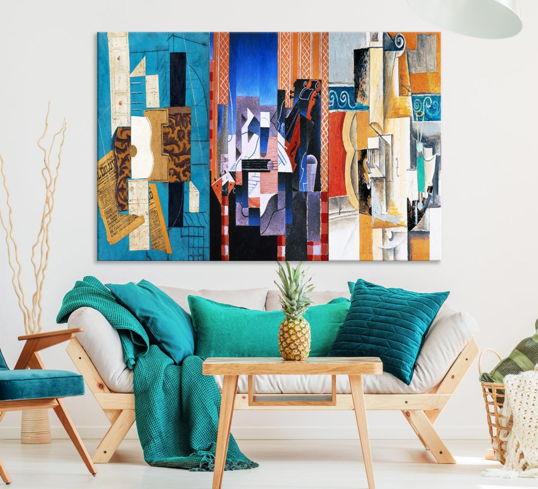 Contemporary Abstract Canvas Wall Art Giclee Print Modern Art Home Office Decor