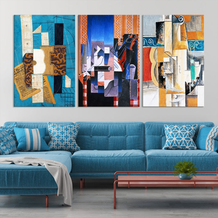 Contemporary Abstract Canvas Wall Art Giclee Print Modern Art Home Office Decor