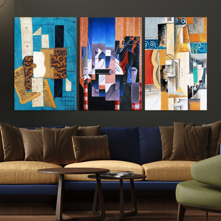 Contemporary Abstract Canvas Wall Art Giclee Print Modern Art Home Office Decor