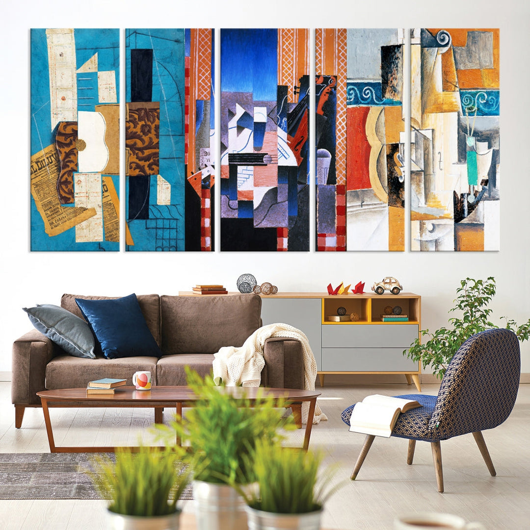 Contemporary Abstract Canvas Wall Art Giclee Print Modern Art Home Office Decor