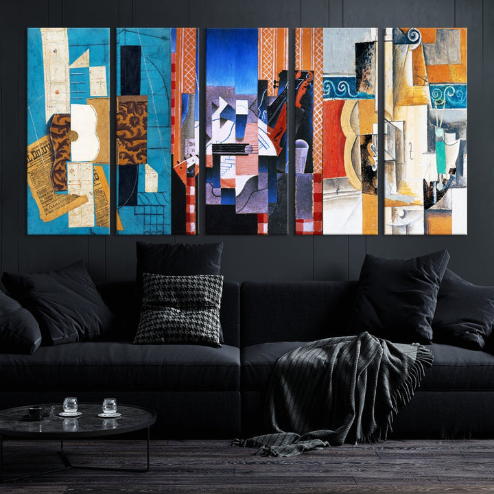 Contemporary Abstract Canvas Wall Art Giclee Print Modern Art Home Office Decor