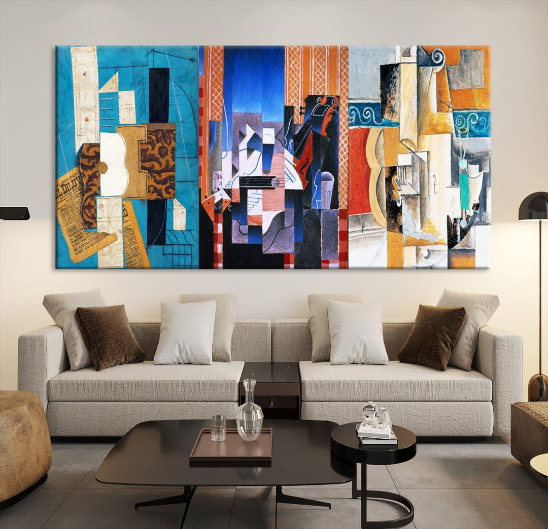 Contemporary Abstract Canvas Wall Art Giclee Print Modern Art Home Office Decor